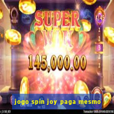 jogo spin joy paga mesmo